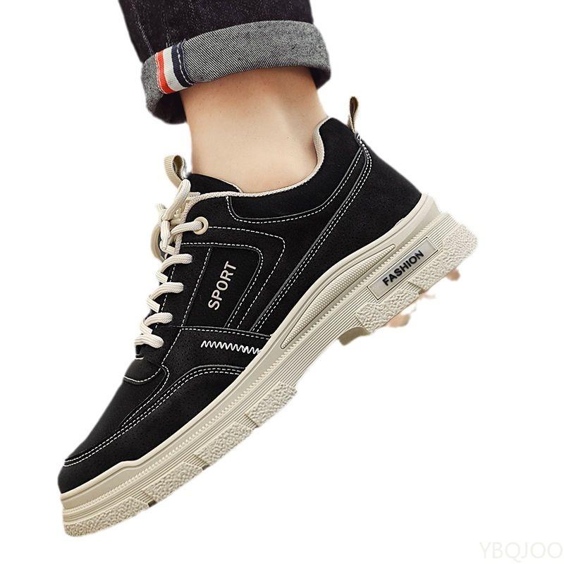 Men's shoes summer breathable new trend versatile casual board shoes men's low cut simple comfortable wear-resistant men's boots