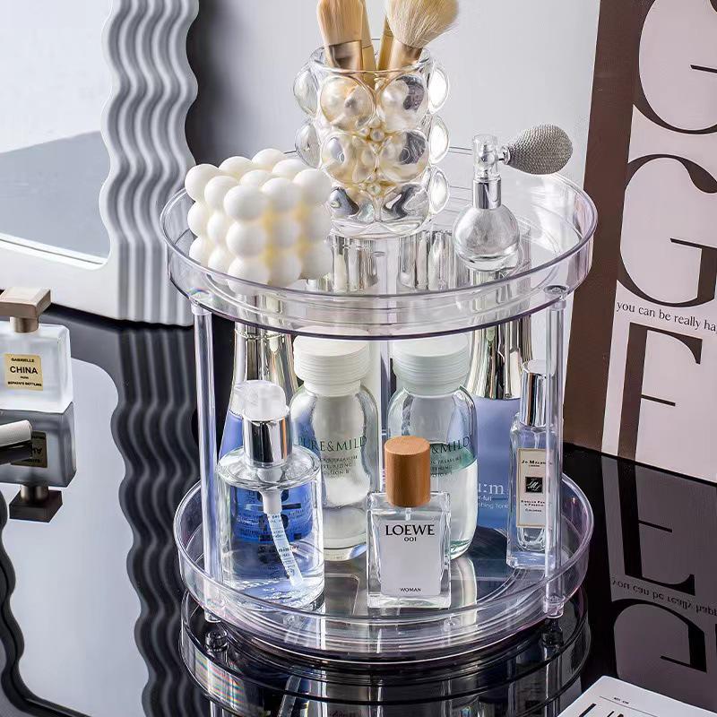 Rotating Kitchen Organizer: Spice & Makeup Storage Turntable