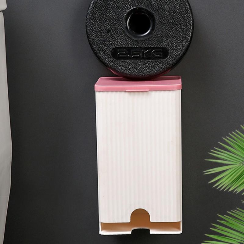 Wall Mounted Sanitary Towel Holder Multifunctional Tissue Dispenser Bathroom Organizers Sanitary Napkin Storage Box