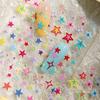 SKY Graffiti Style 6D Embossed Star Nail Art Stickers - Sweet, Colorful, 3D Adhesive Decals