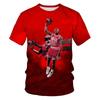New Summer Basketball 3d Printed T-Shirts Men and Women Universal Wear Casual T-shirt for Full Size Tops Sports Tees Shirt