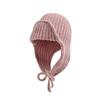 Autumn and Winter Extended Ear Protection Wool Hat, Female Cycling, Cycling Lace-up, Cold-proof and Warm, Showing the Face, Small Bag Head Knitted Hat