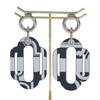 HERMES   Pierce Navy/white Enamel Women