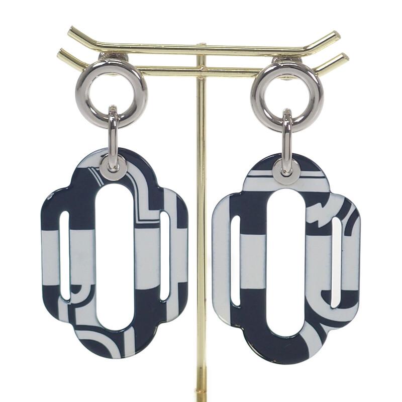 HERMES   Pierce Navy/white enamel Women