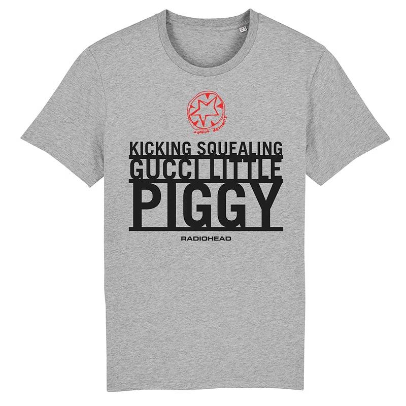 2025 Radiohead, Americké retro klasické nadměrné tričko s krátkým rukávem z rockové punkové kapely