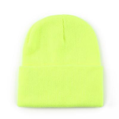 Men Women  Korean Version SkullCap Hats Ski Caps Solid Unisex Beanie Autumn Winter Wool Blends Soft Warm Knitted Cap