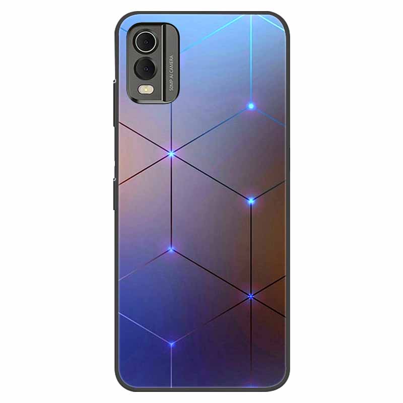 For Nokia C32 Case Shockproof Soft silicone TPU Back Cover For Nokia C32 C 32 Phone Cases NokiaC32 Cute Cartoon Fundas Shells