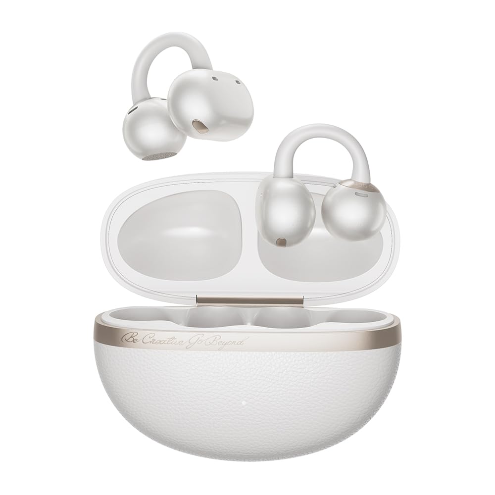 

[Победитель VGP2025 SUMMER] Наушники-клипсы QCY Crossky C50, Беспроводные наушники с открытым ухом и Bluetooth 6.0, Без блокировки уха, Левый/Правый