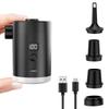 4000mAh Mini Air Pump Portable with LCD Lantern Rechargeable for Camping Air Mattress
