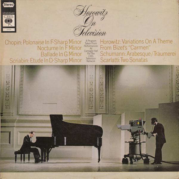 

LP Record HOROWITZ - Horowitz On Television S72720 CBS UK Classical Used