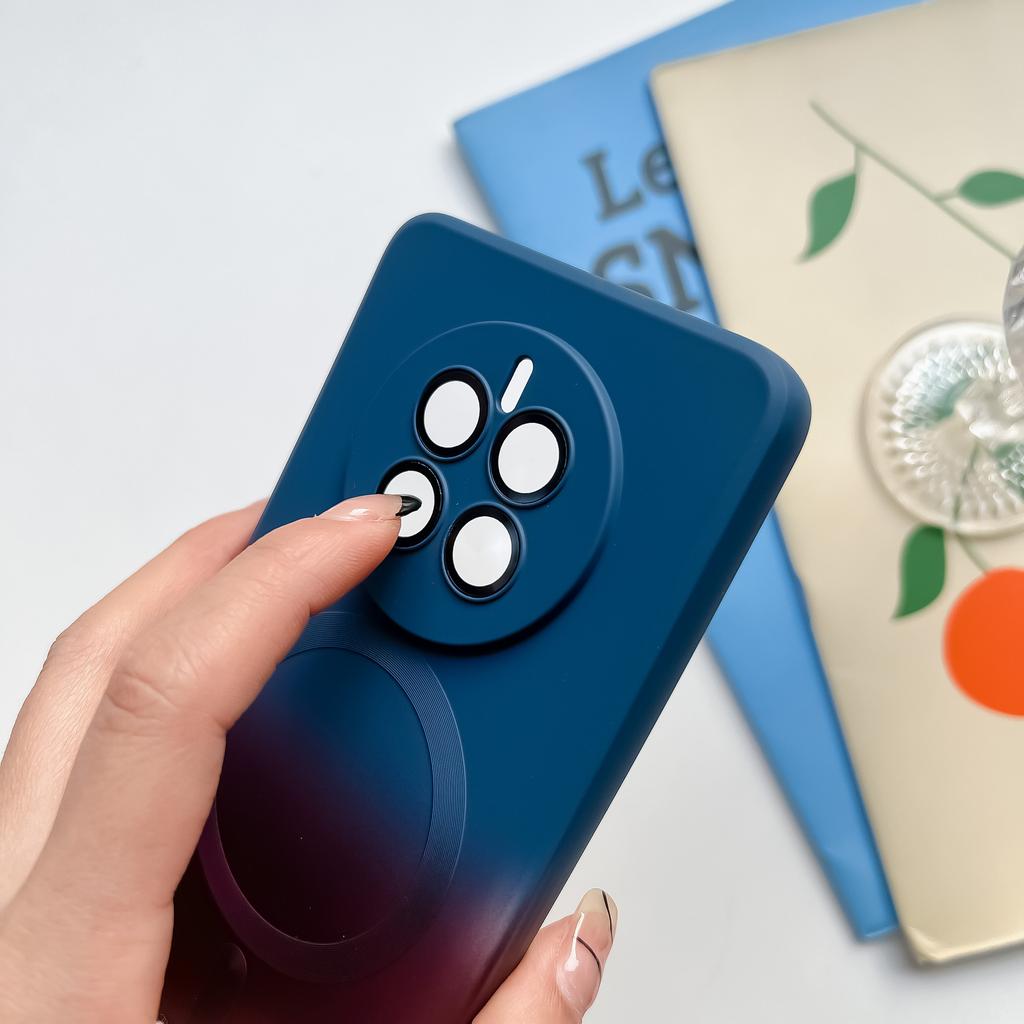 Applicable to Huawei mate11pro magnetic mobile phone case gradual change liquid 11/11 with its own lens film all-inclusive protective case