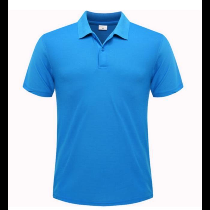 Men's Short-sleeved Polo Shirt ( Set of 3 ) Royal Blue – Yellow – Gray