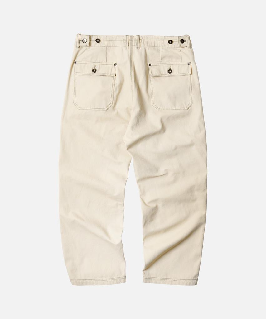 FRIZMWORKS Jungle Cloth Double Knee Pants _ Cream