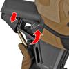 E&C Magpul ACS Carbine Stock Replica, Mil-Spec Diameter Buffer Tube Compatible, Reinforced Polymer, Black