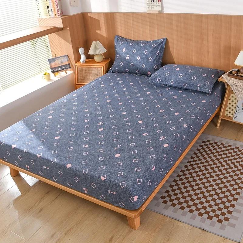 

Водонепроницаемый чехол для матраса Fitsheet Single Double King Size с эластичной простыней Высококачественная напечатанная простыня на резинке 90x200x25cm 1pc