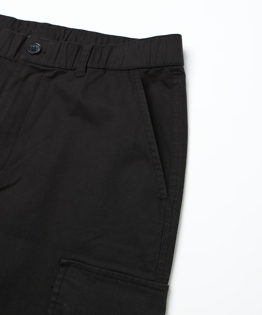 UCLA Men'S Cotton Cargo Semi-Wide Pants [Black](Uz9Lp11_39)