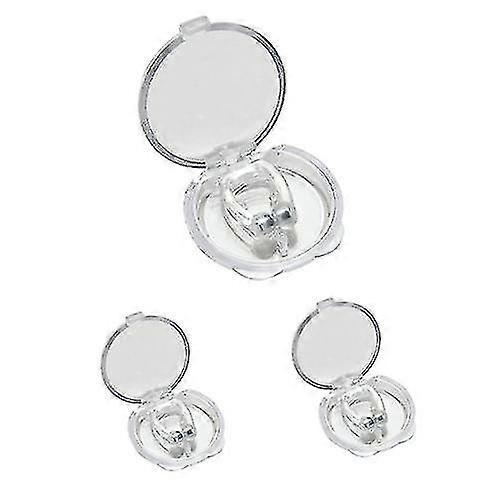 3pcs Prevent Snoring Nose Clip Anti Snoring Clip Cure Snoring Sleep Device Breathing Corrector