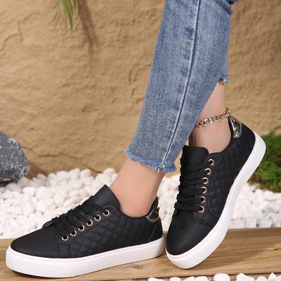Fashion Women's Sneakers Fashion Breathable Flat Shoes Woman Soft Sole Walking Vulcanized Shoes Women Casual Sneaker Zapatos De Mujer