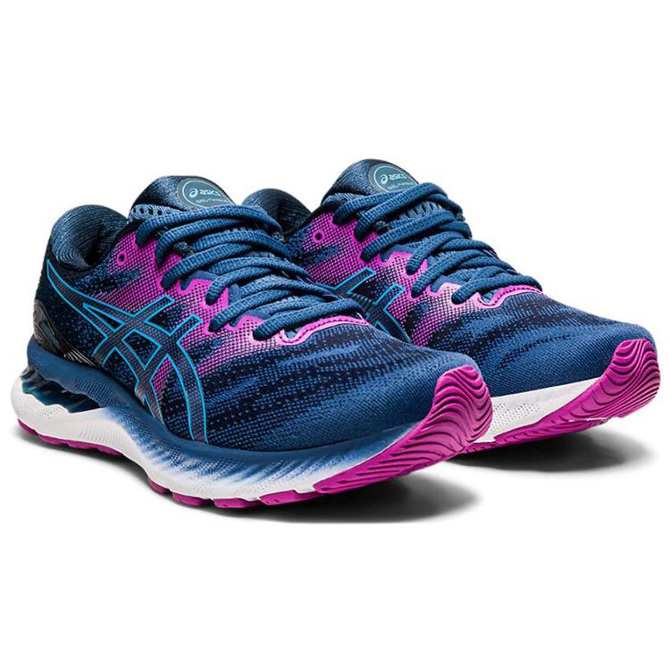 Asics Gel Nimbus Grand Shark Digital Aqua Mujer 1012A885-402