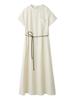 Silky Touch Flare Dress 09WFO264049 IVR 1 [Mila Owen] Short-Sleeve Women's