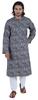 Atasi Designer Kurta For Men  s Printed Chinese Collar Summer Ethnic Party