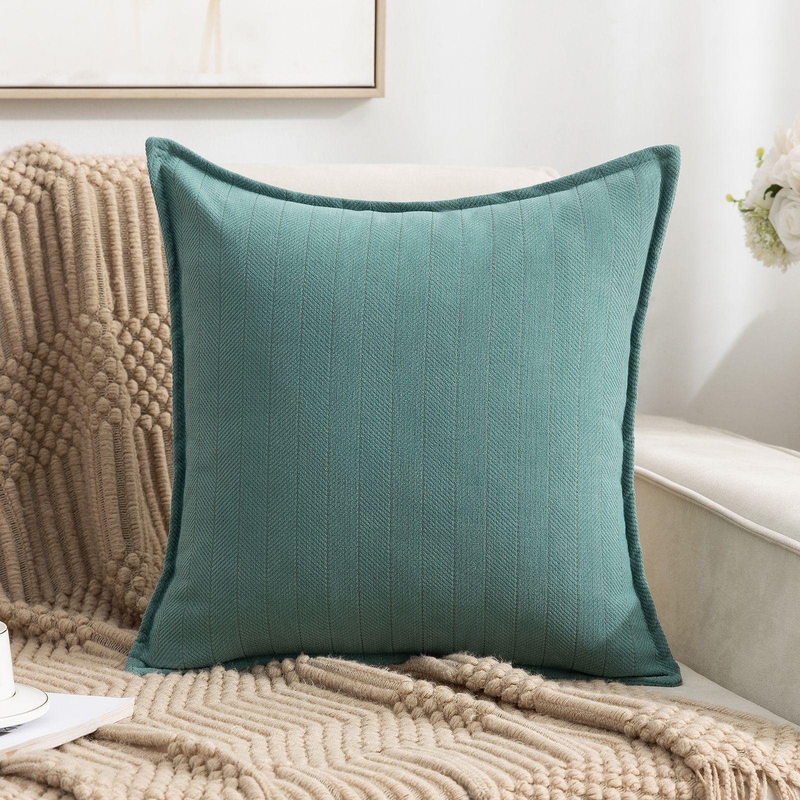 

New Pillow Case Chenille Sofa Pillow Core-Free Bedside Pillow Office Backrest Cushion Waist Pillow Case Premium 45 * 45cm (excluding core)