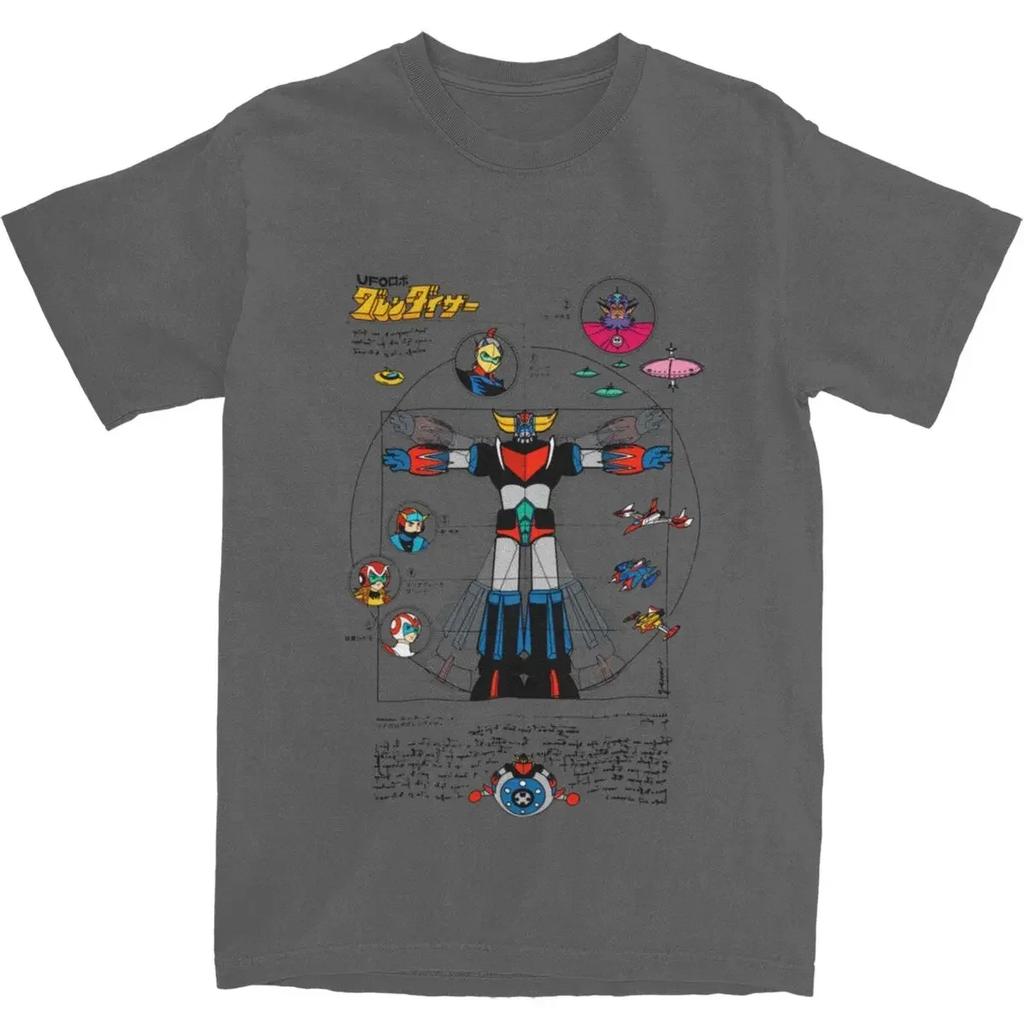 Heavyweight Informal Novelty UFO Robot Grendizer Goldorak T Shirt Unisex 100 Cotton Goldrake Japan Robots Tee Shirt Adult Clothing