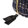 Francfranc Tweed Black Pouch, Small,