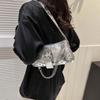 Y2K Crocodile Underarm Bag Korean Style Texture Shoulder Bag Shopping PU Rivet Chain Handbag  Girls