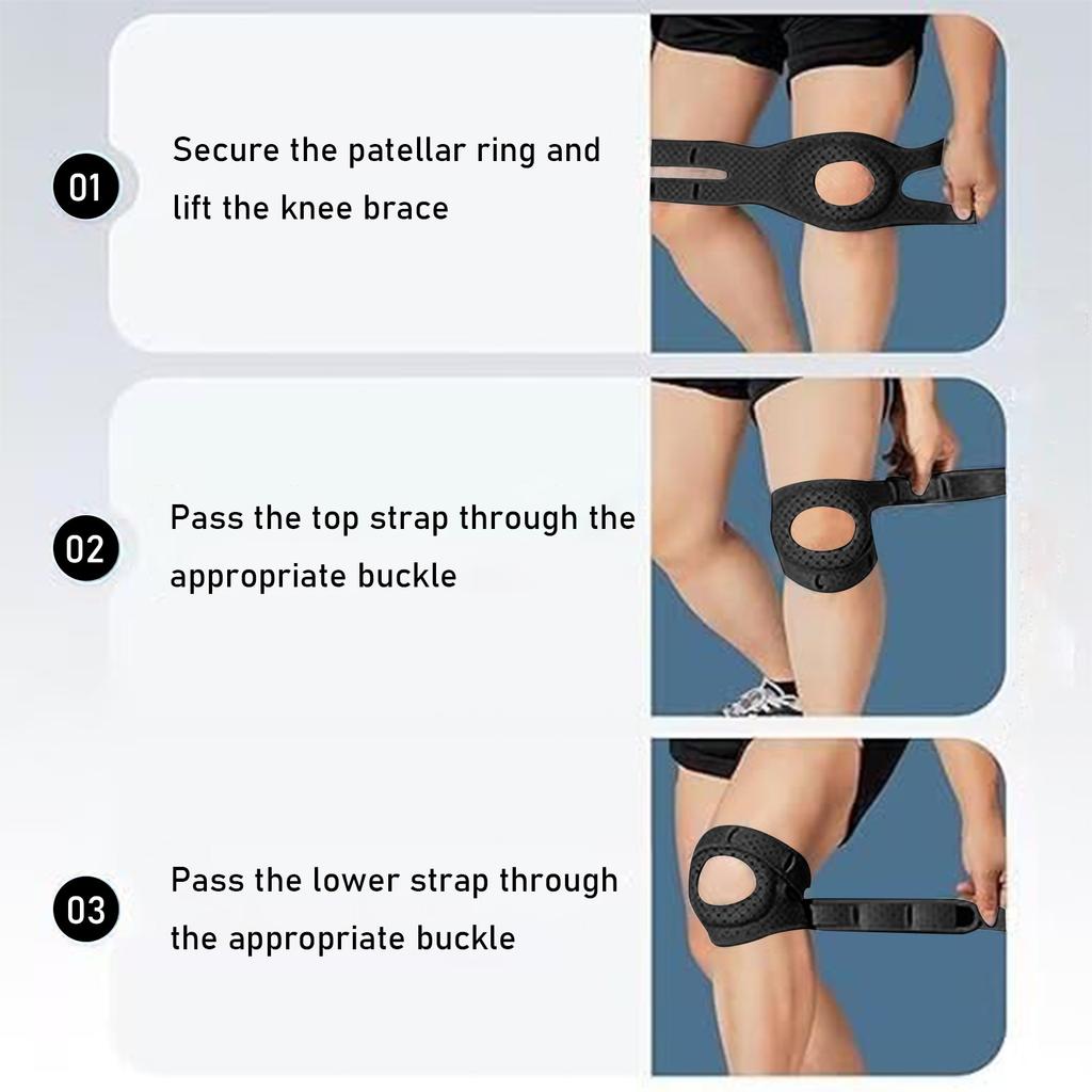 3D Silicone Knee Pads And Ligaments Fix The Knee Sports, Fitness, Running, Knee Pads, Breathable