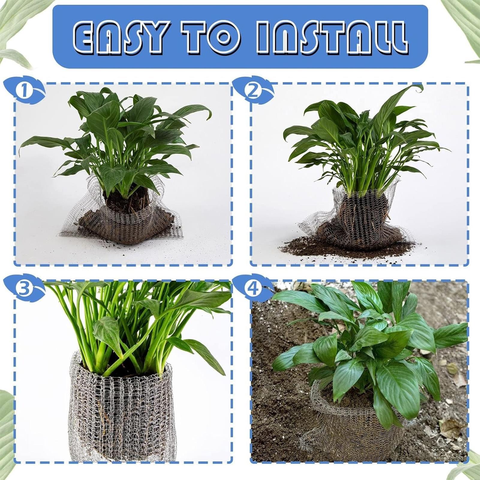 15Piece Stainless Steel Mesh Root Guard Gopher Baskets Protective Covers For Garden Plants Root Tree Vegetable Bird Animals China Mainland