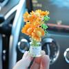 Creative Mini Simulation Sunflower Car Interior Center Console Decoration Crafts Cute Sweet Car Interior Accessories Gifts