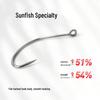 8004 Titanium Mullet Eagle Beak Hook for Sea Fishing: Black Porgy, Mugil, Perch, Jigging Lure Hook