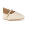 DakS Women S 2cm Flat ShoeS Ivory Dlf308
