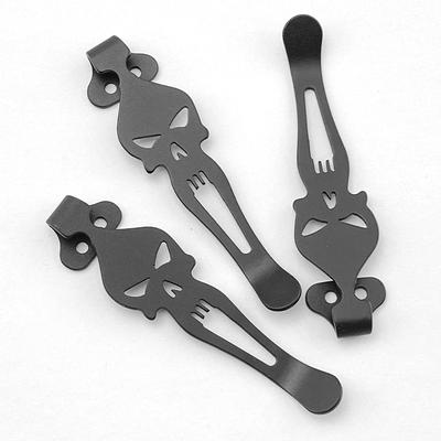 1piece Titanium Alloy Pocket Knife Clip for ZT 0350 Knives Back Clip for ZT Folding Knife