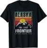 Vintage Alaska The Last Frontier Mens T Shirt - Alaska Mens T-Shirt