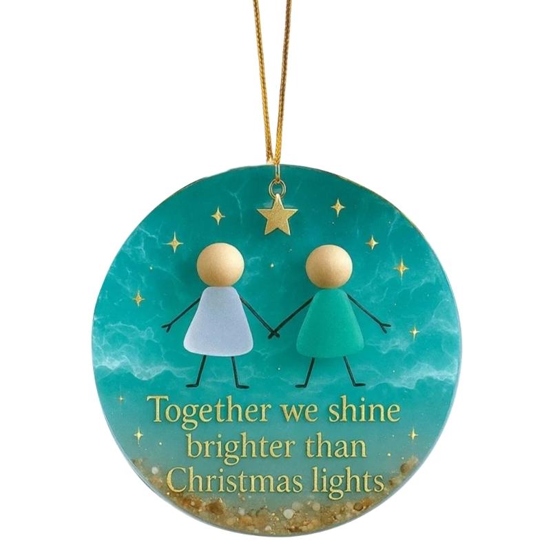 

User Friendly Recyclable Shatterproof Acrylic Christmas Bell Ornament For Festival Decorations Safe For Kids And Pet