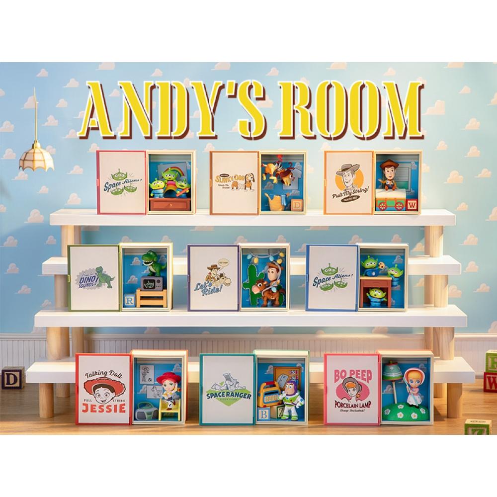 

Null ISney Pixar Toy Story Andy S Room SerieS Scene Set 1box 8pcS