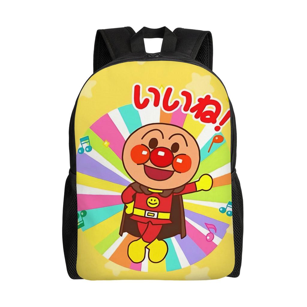 Anpanman Backpack Ita Bag  Mochila Vintage Hiking Large Capacity Rucksack