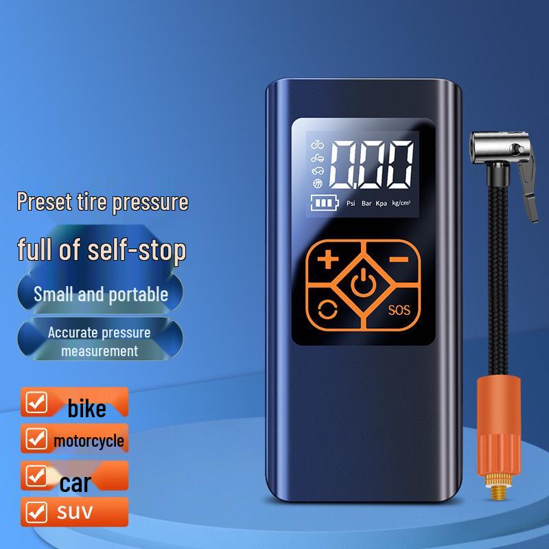Portable Wireless Electric Tire Inflator Pump