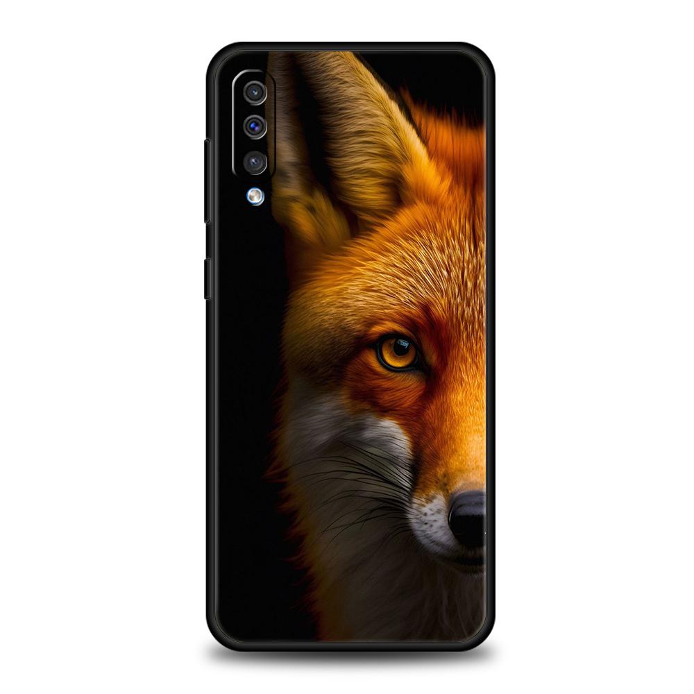 

Чехол для телефона Samsung Galaxy A16/A34/A24/A22/A12/A54/A52/A02/A03/A06/A70/A50/A10/A20/5G Мягкий ТПУ Чехол Милый Красный Лис Capas Сумки FOR Samsung A10