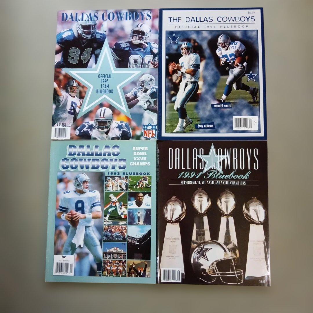 Used NFL Dallas Cowboys 93 94 95 97yearbook