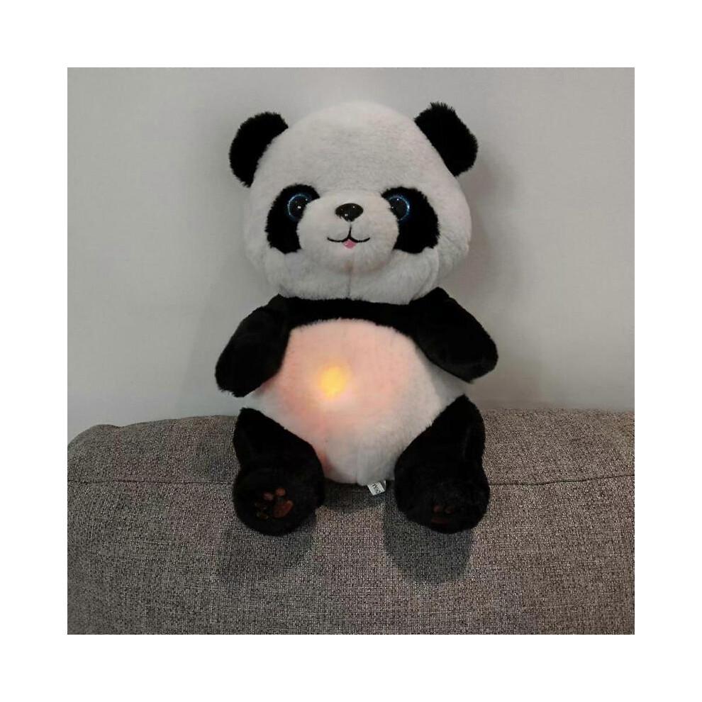 (Movimento a 4 velocità) Battiti Cardiaci Respirazione Robusto Peluche Panda Culla per il Sonno con Luce Soffusa e Musica per Alleviare l'Ansia Uso Quotidiano