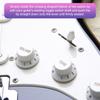 uxcell Guitar Toggle Switch Cross Slot Insert Toggle Pickup Switch Knob Replacement Parts for Electric Dark Silver 2-Pack 3-Way/5-Way Tips, Brass,
