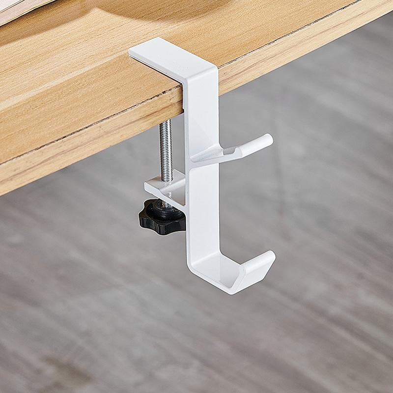 1 pièce Support Multifonctionnel Pour Organisateur de Casque de Jeu Cintre pour Casque Crochet de Table sans Perçage Supports Muraux