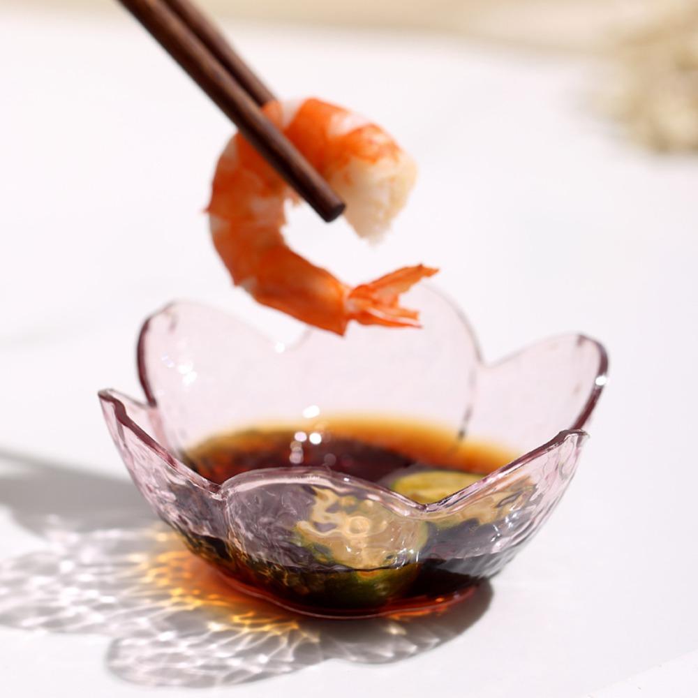 8 buc Farfurii Transparente Cireș în Flori Bol pentru Sos în Stil Japonez Bol pentru Salată de Fructe Bol pentru Sos Desert