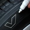 12pcs/set White Waterproof Rubber Permanent Paint Marker Pen Car Tyre Tread Environmental Tire Painting