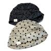 Retro polka dot stack hat children spring and summer thin breathable pullover hat temperament versatile bag head hat fashion cold hat