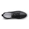Men's 6CM Height-Boost White Low-Top Sports Casual Shoes