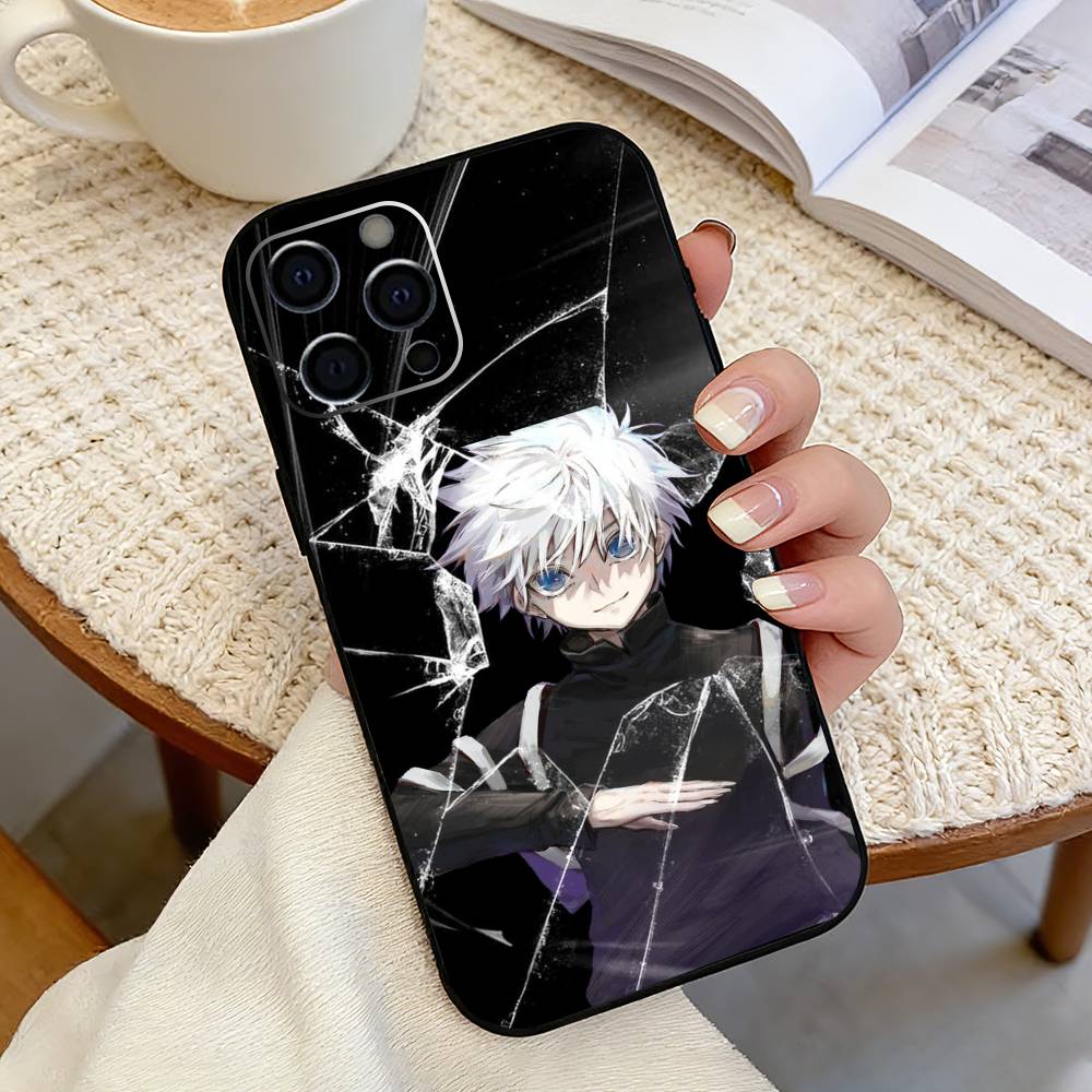 Killua HXH-h  X Hunter Phone Case For iPhone 17,16,15,14,13,12,11 Plus,Pro Max,XS,Soft Silicone Black Cover